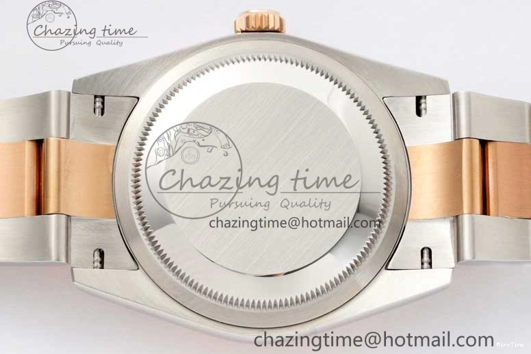 MiroTime 0414 Breathable DateJust 36mm DIWF 1:1 Best Edition 904L Steel Gray Dial on SS RG Oyster Bracelet SA 2310